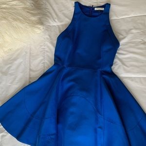 Halston Heritage Blue Dress NWT